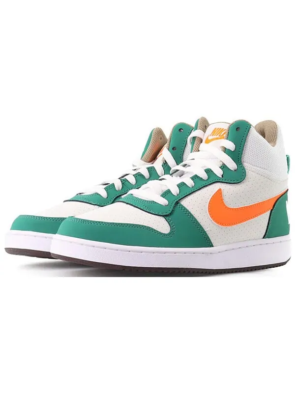Кроссовки Court Borough Mid Whitegreen Nike — изображение 3 из 4, белый, зеленый