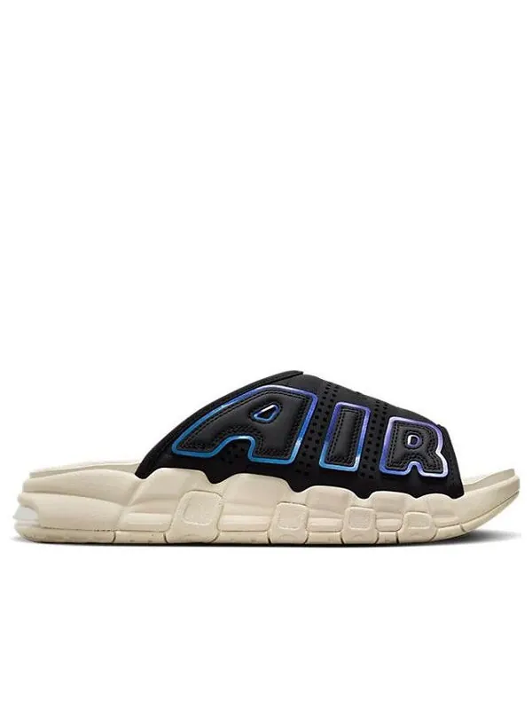 Тапочки air more uptempo slide 'black sanddrift iridescent' Nike — изображение 3 из 4