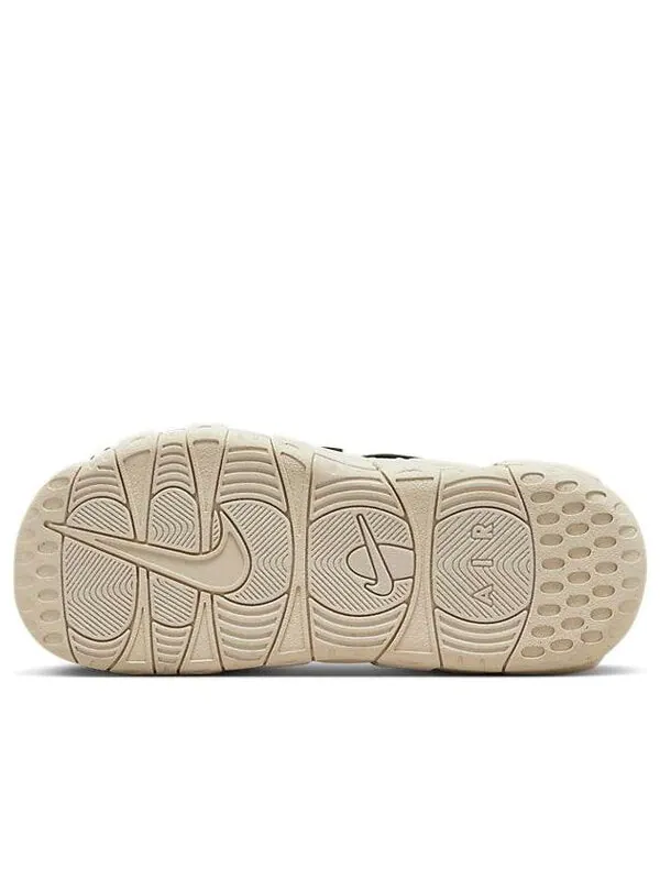 Тапочки air more uptempo slide 'black sanddrift iridescent' Nike — изображение 4 из 4