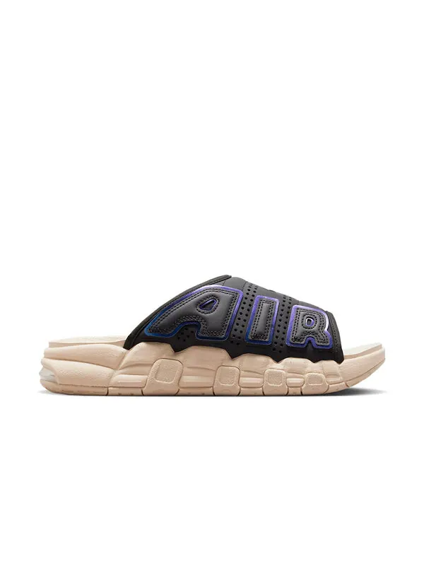 Тапочки air more uptempo slide 'iridiscent' Nike — изображение 2 из 4, черный