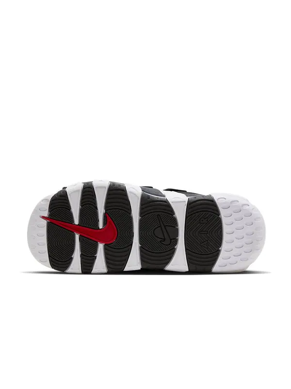 Тапочки air more uptempo slide 'white varsity red black' Nike — изображение 4 из 4, белый/красный-черный