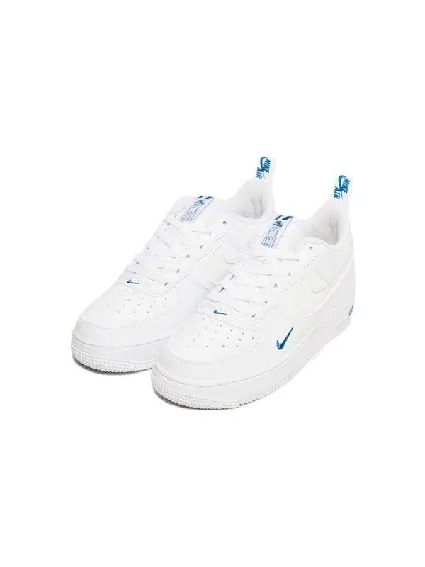 Кроссовки air force 1 low lv8 gs 'white blue' Nike — изображение 2 из 4, белый/темный синий