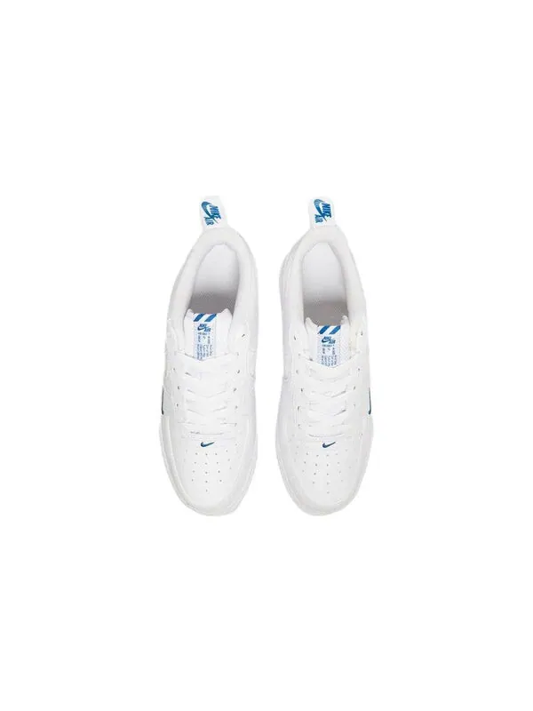 Кроссовки air force 1 low lv8 gs 'white blue' Nike — изображение 3 из 4, белый/темный синий