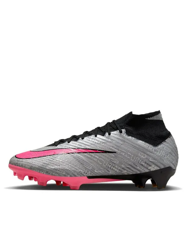 Кроссовки mercurial superfly 9 elite fg Nike — изображение 1 из 4, серый/розовый/черный
