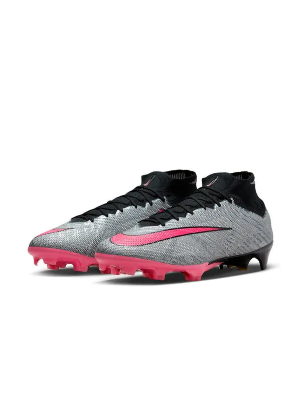 Кроссовки mercurial superfly 9 elite fg Nike — изображение 4 из 4, серый/розовый/черный