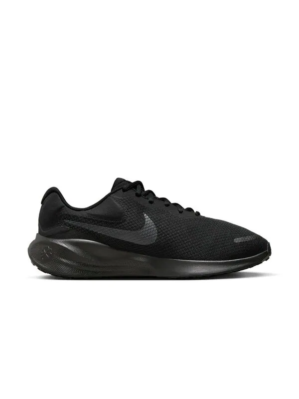 Кроссовки Revolution 7, очень широкие туфли Nike — изображение 2 из 4, черный/черный