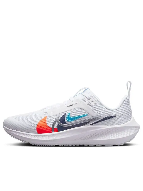 Кроссовки air zoom pegasus 40 премиум Nike — изображение 1 из 4, белый/серый/мульти