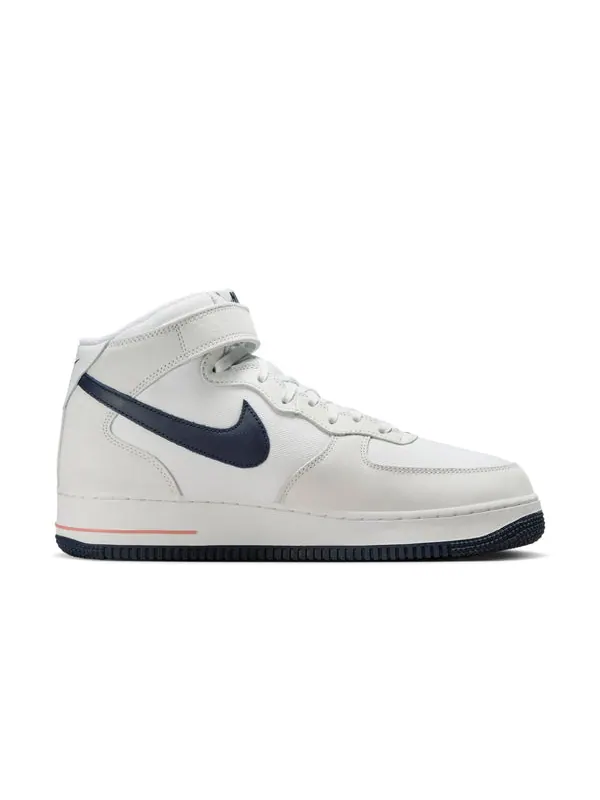 Кроссовки air force 1 mid '07 lx 'summit white obsidian' Nike — изображение 2 из 4, белый