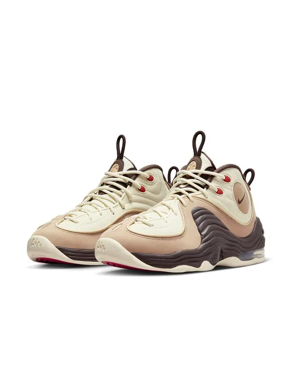 Кроссовки air penny 2 'sesame and coconut milk' Nike — изображение 2 из 4, коричневый///красный