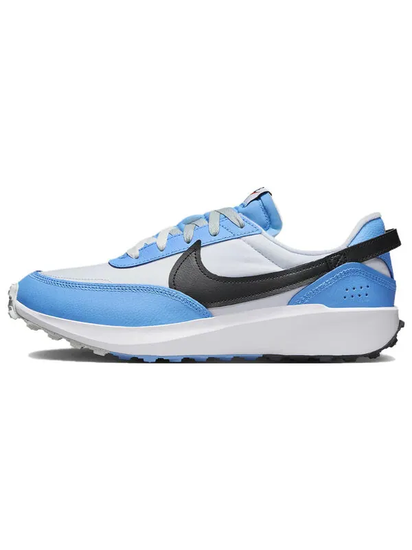 Кроссовки waffle debut 'white university blue' Nike — изображение 2 из 4, серый/белый/синий/черный
