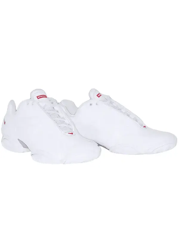 Кроссовки x supreme air zoom courtposite 'white' Nike — изображение 3 из 4, белый/белый/белый