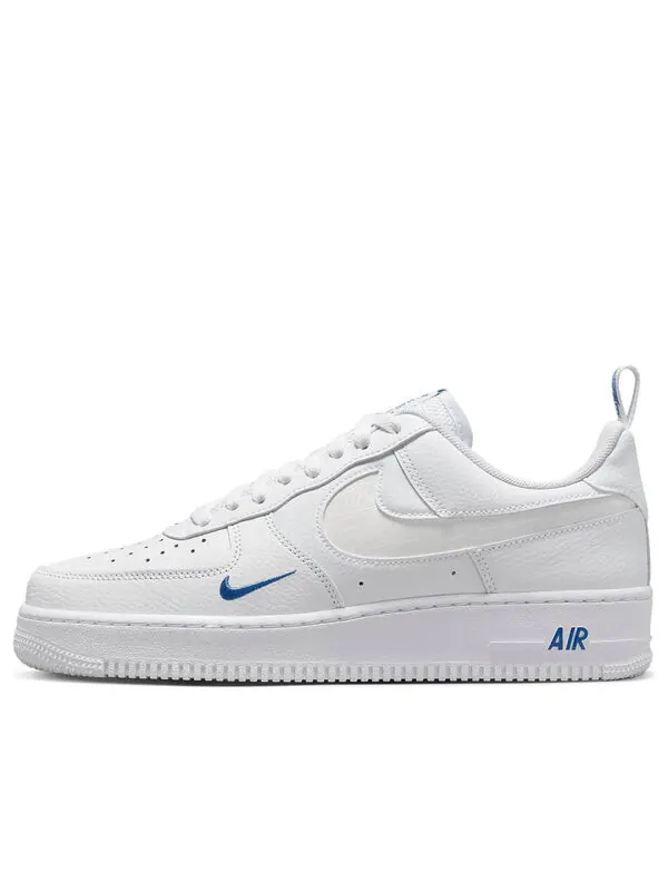 Кроссовки air force 1 low cut out 'reflective swoosh white blue' Nike — изображение 1 из 4, белый/синий