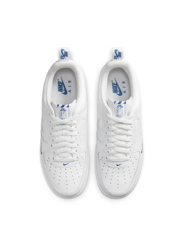 Кроссовки air force 1 low cut out 'reflective swoosh white blue' Nike — изображение 4 из 4, белый/синий