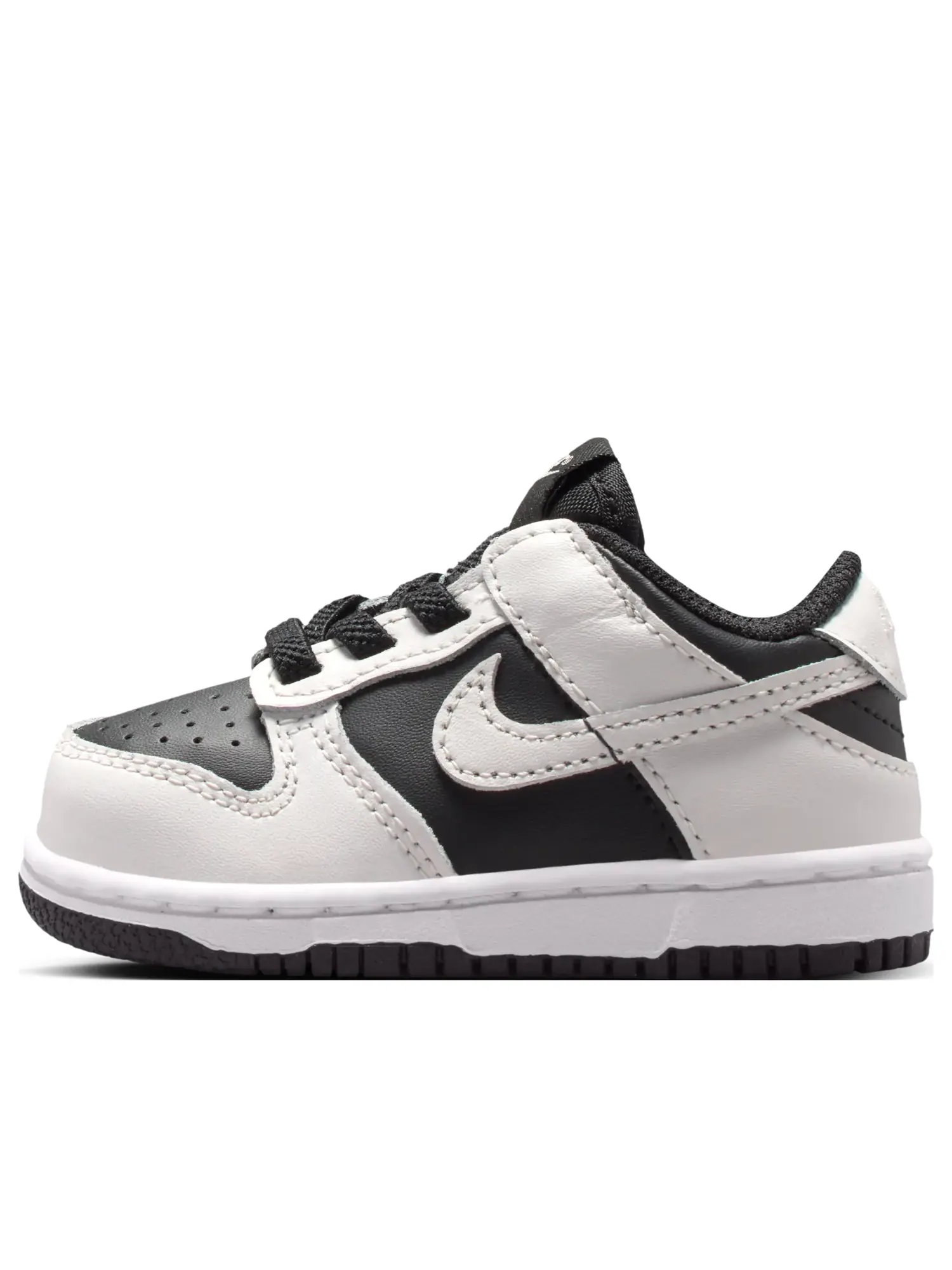 Кроссовки (TD) Nike Dunk Low 'White Black' — изображение 1 из 6, белый