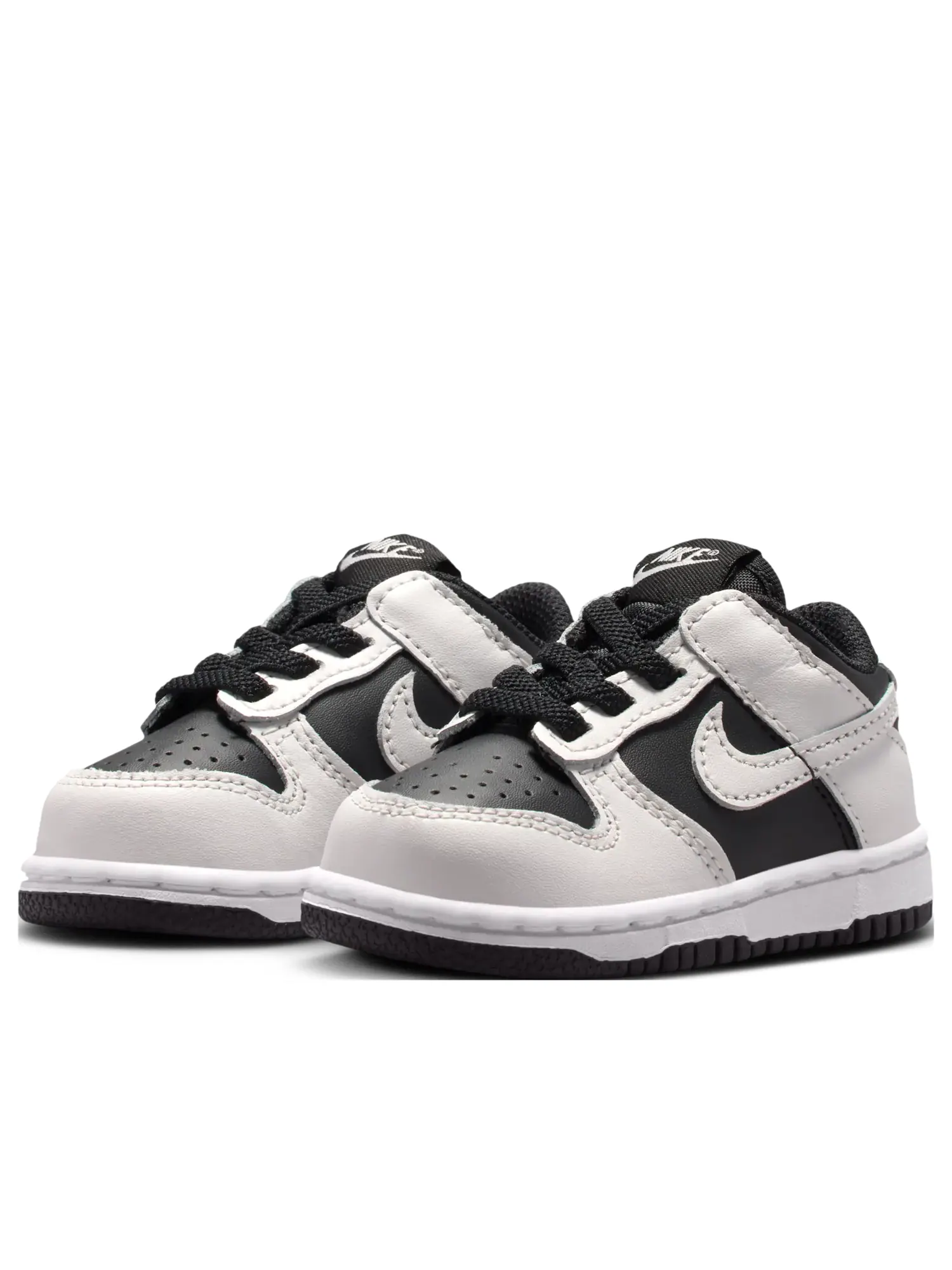 Кроссовки (TD) Nike Dunk Low 'White Black' — изображение 3 из 6, белый