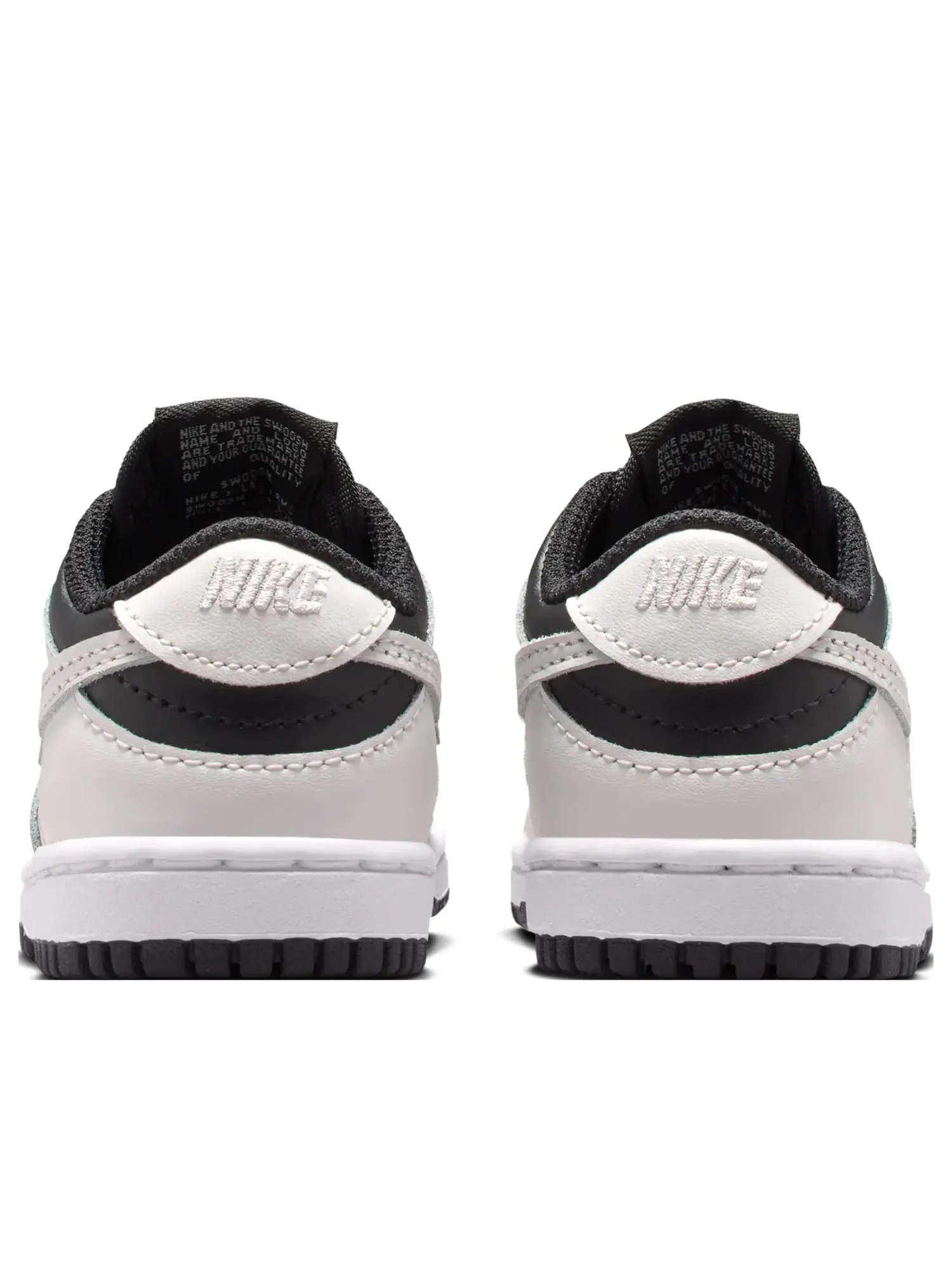 Кроссовки (TD) Nike Dunk Low 'White Black' — изображение 5 из 6, белый