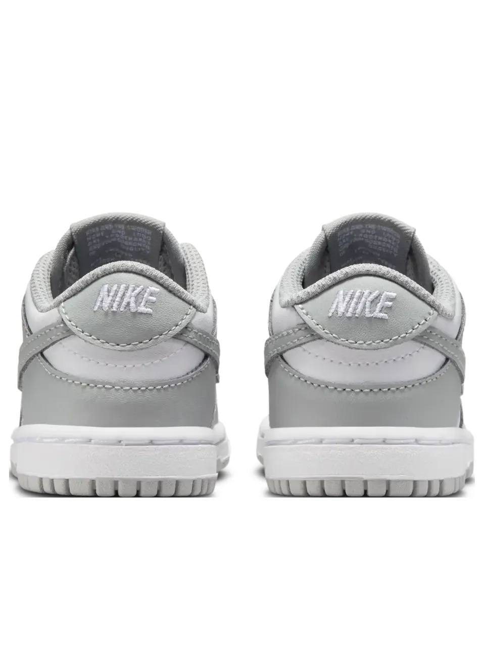 Кроссовки (TD) Nike Dunk Low 'White Light Smoke Grey' — изображение 5 из 6, белый