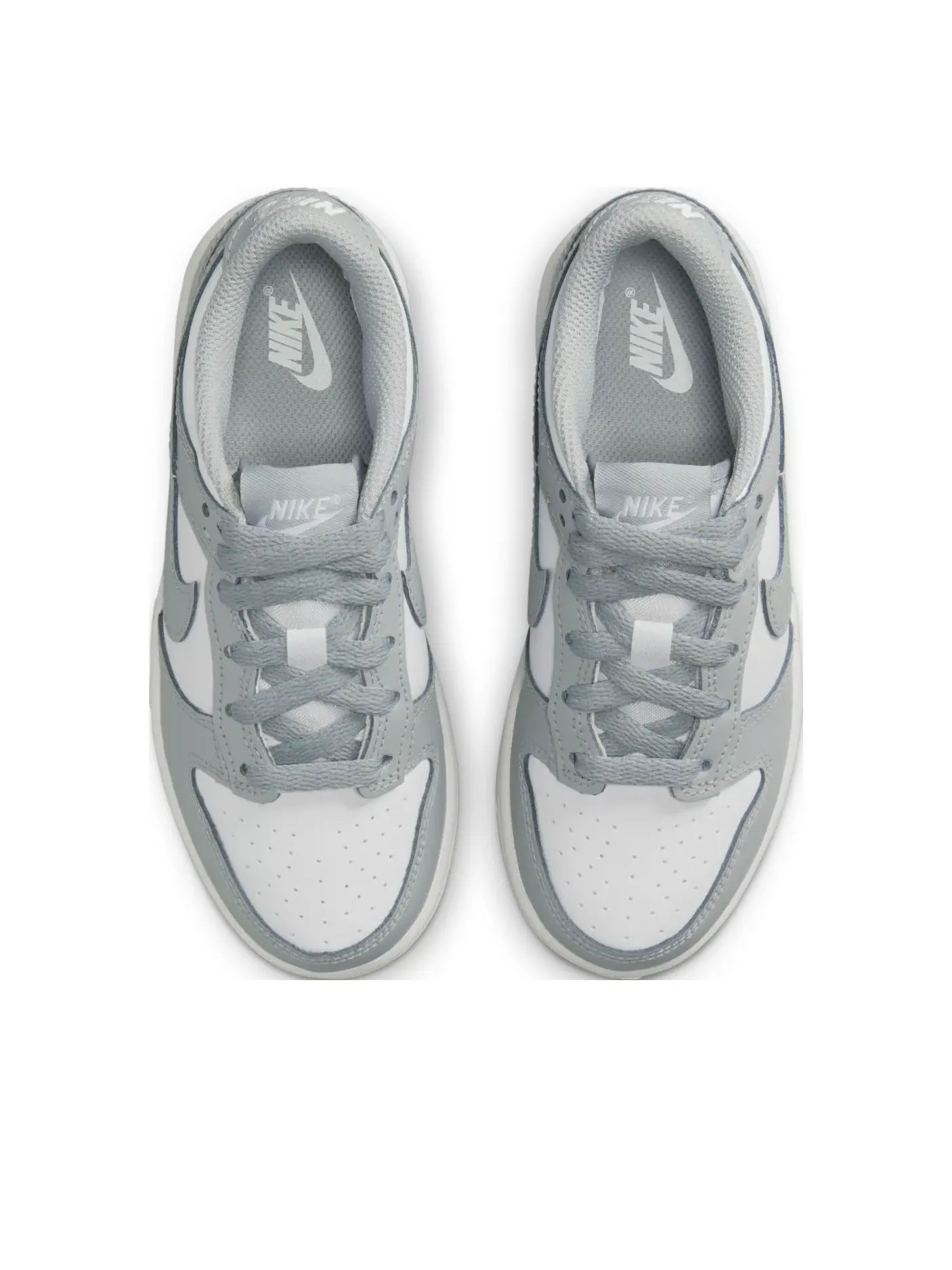 Кроссовки (PS) Nike Dunk Low 'White Light Smoke Grey' — изображение 2 из 6, серый