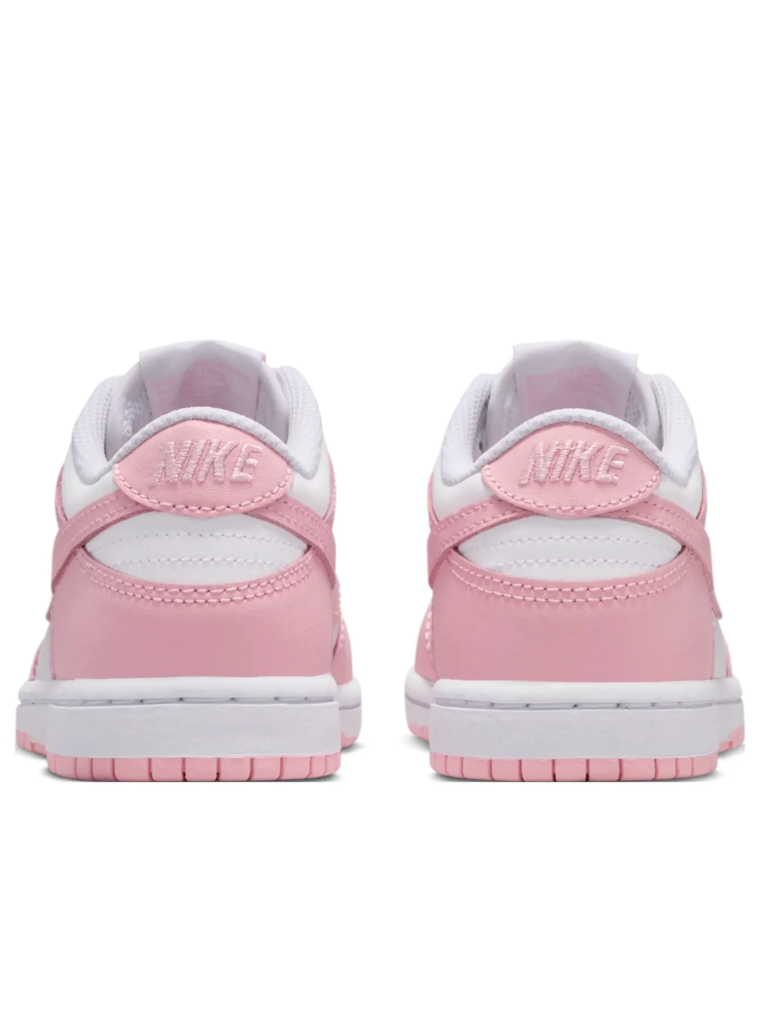 Кроссовки (PS) Nike Dunk Low 'White Medium Soft Pink' — изображение 3 из 6, розовый