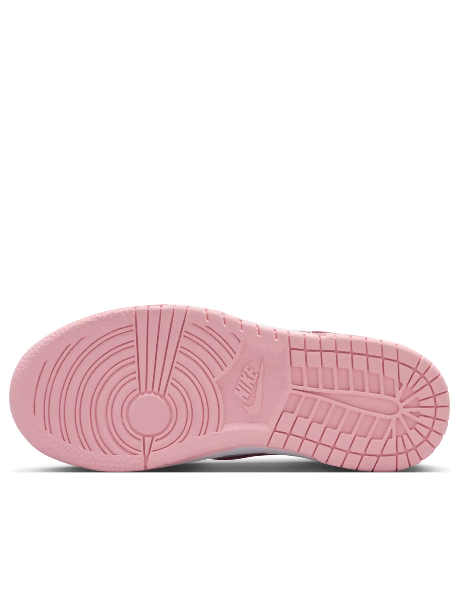Кроссовки (PS) Nike Dunk Low 'White Medium Soft Pink' — изображение 5 из 6, розовый