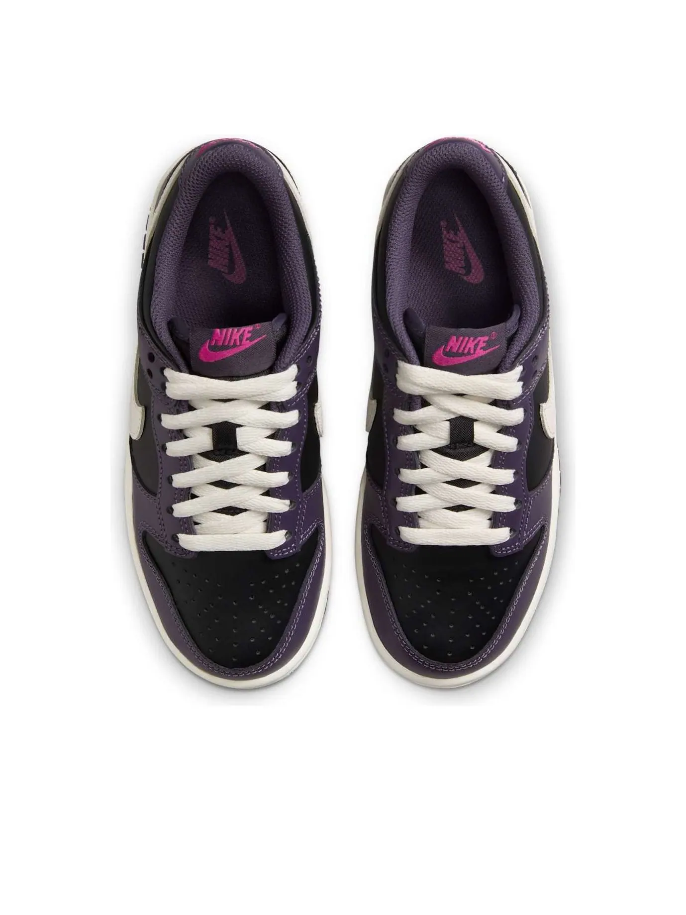 Кроссовки (GS) Nike Dunk Low 'Dark Raisin' — изображение 2 из 6, черный