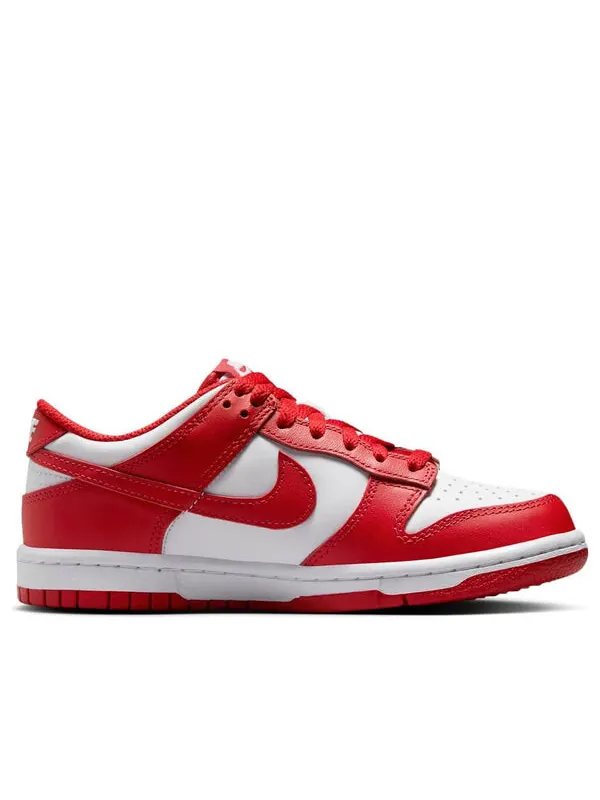 Кроссовки dunk low 'white university red' Nike — изображение 2 из 4, белый/красный