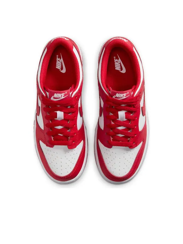 Кроссовки dunk low 'white university red' Nike — изображение 4 из 4, белый/красный