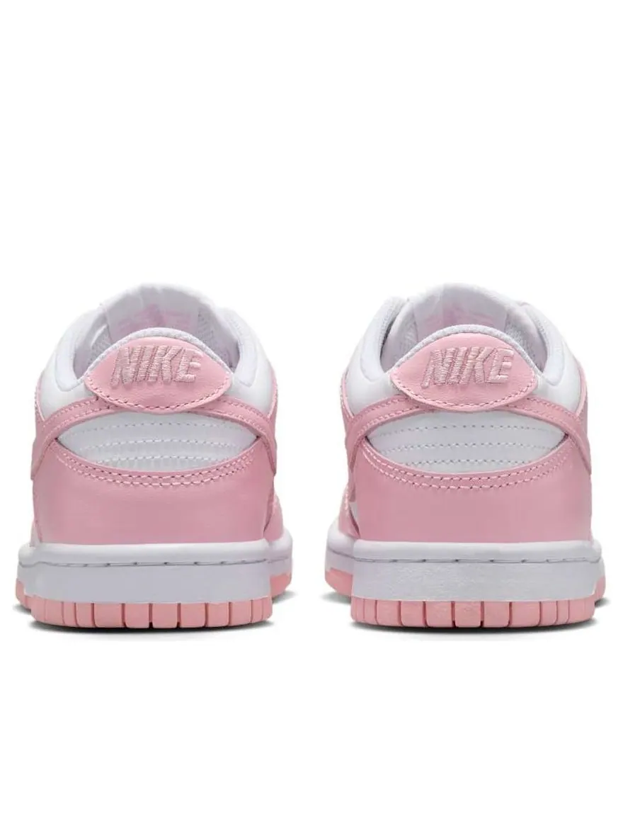 Кроссовки (GS) Nike Dunk Low 'White Medium Soft Pink' — изображение 3 из 6, белый