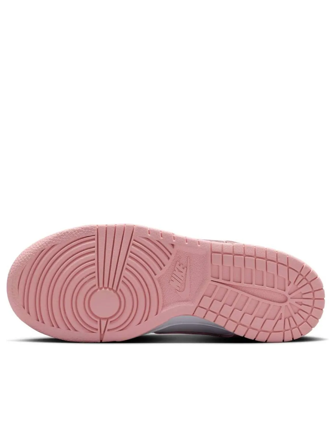 Кроссовки (GS) Nike Dunk Low 'White Medium Soft Pink' — изображение 5 из 6, белый
