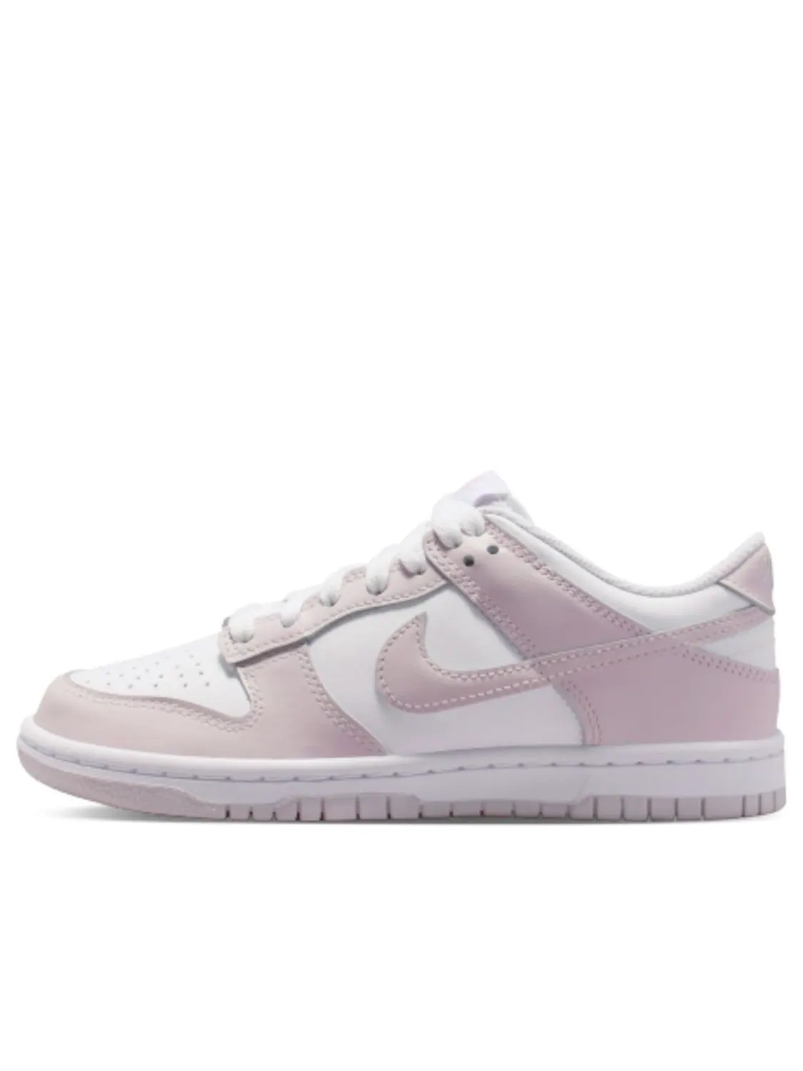 Кроссовки (GS) Nike Dunk Low 'White Light Violet' — изображение 1 из 5, белый