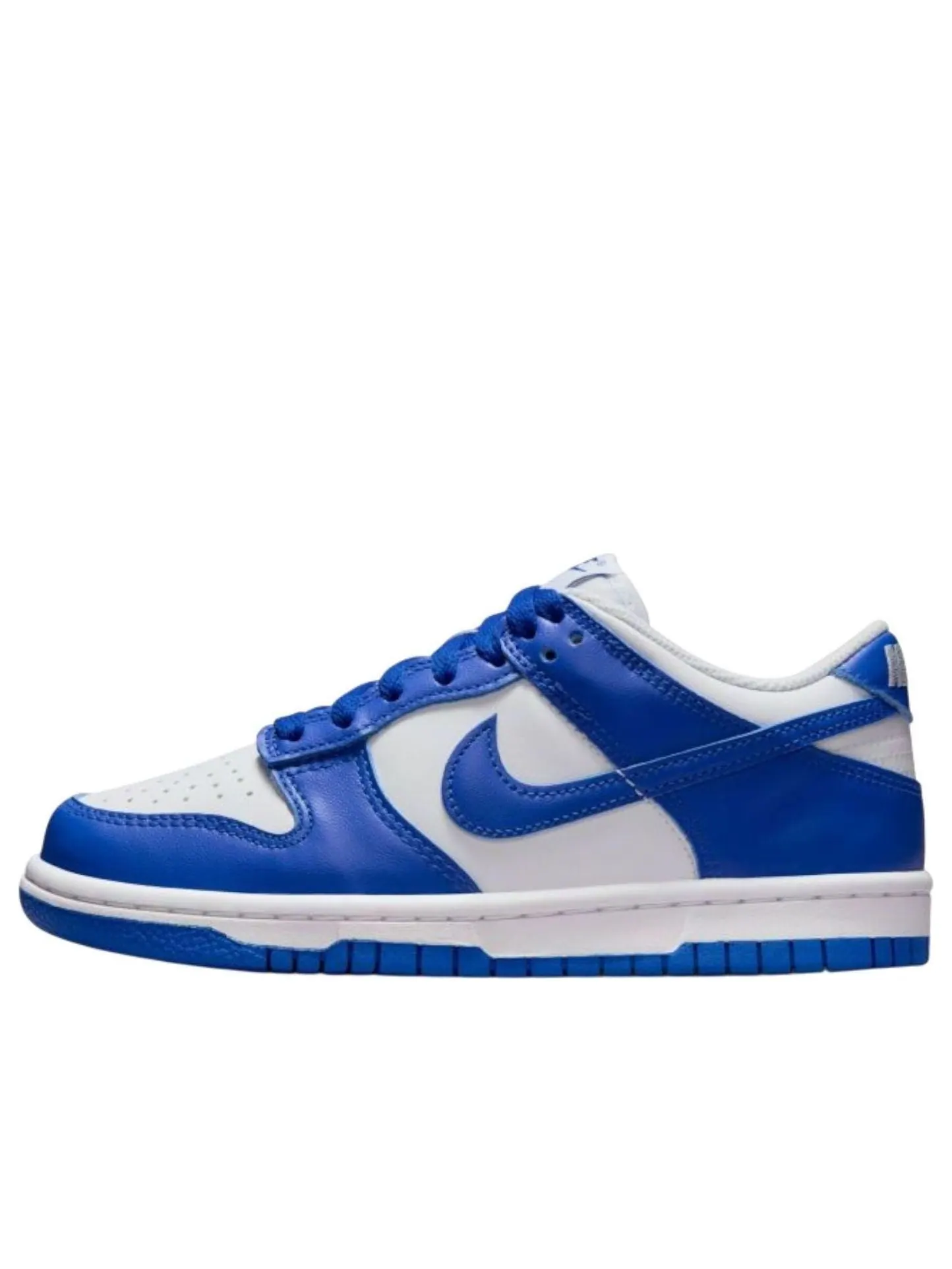 (GS) Nike Dunk Low 'White Hyper Royal' — изображение 1 из 4, белый