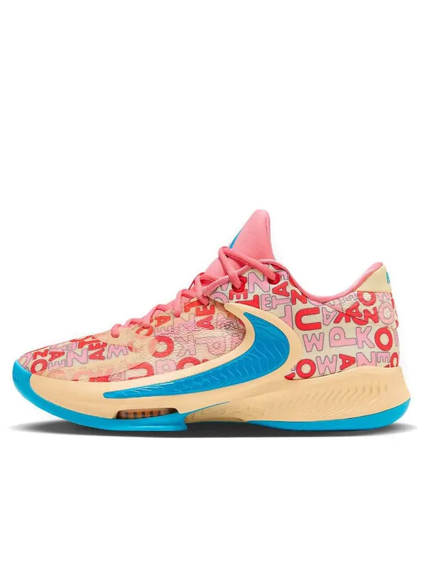 Кроссовки zoom freak 4 ep 'letter bro coral' Nike — изображение 1 из 4, бледный/синий