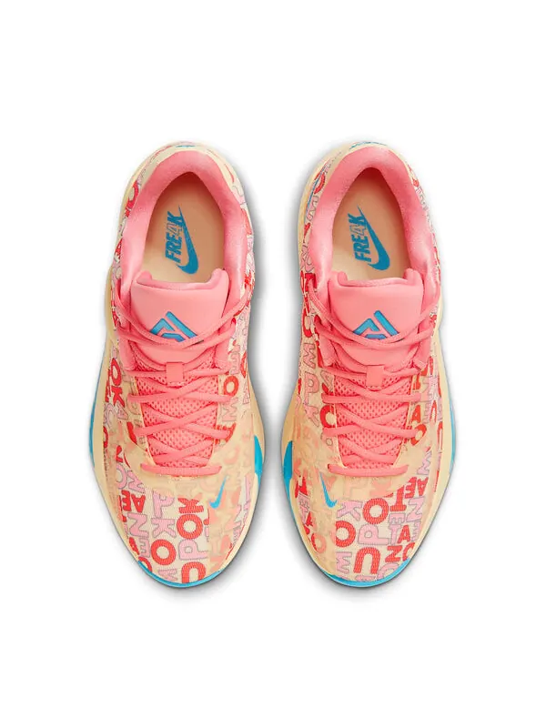 Кроссовки zoom freak 4 ep 'letter bro coral' Nike — изображение 4 из 4, бледный/синий