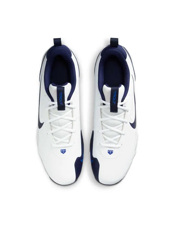 Кроссовки force trout 9 keystone 'white hyper royal midnight navy' Nike — изображение 4 из 4, белый//темно-синий