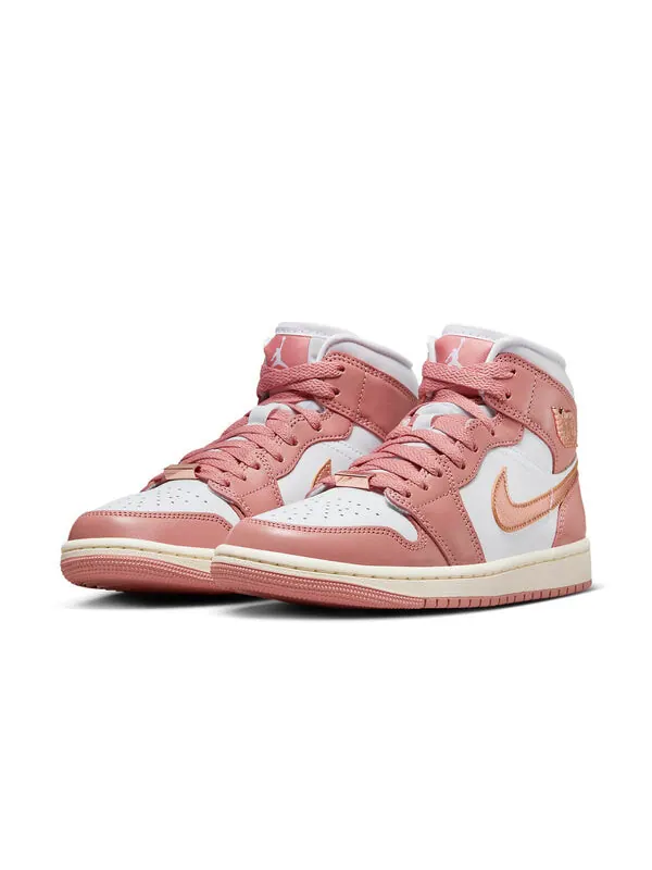 Кроссовки 1 средний размер Air Jordan — изображение 3 из 4, розовый