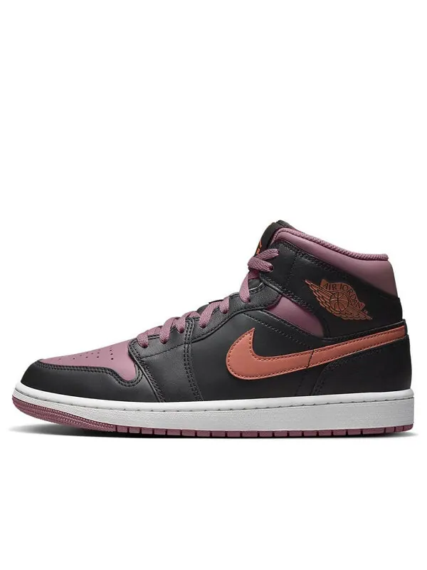 Кроссовки 1 средний размер Air Jordan — изображение 1 из 4, черный/оранжевый//белый