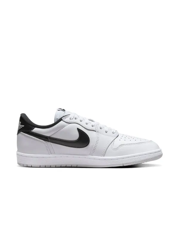 Кроссовки 1 retro low '85 'metallic black' Air Jordan — изображение 2 из 4, белый/черный/серый
