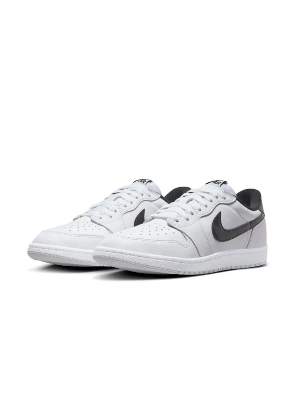 Кроссовки 1 retro low '85 'metallic black' Air Jordan — изображение 3 из 4, белый/черный/серый