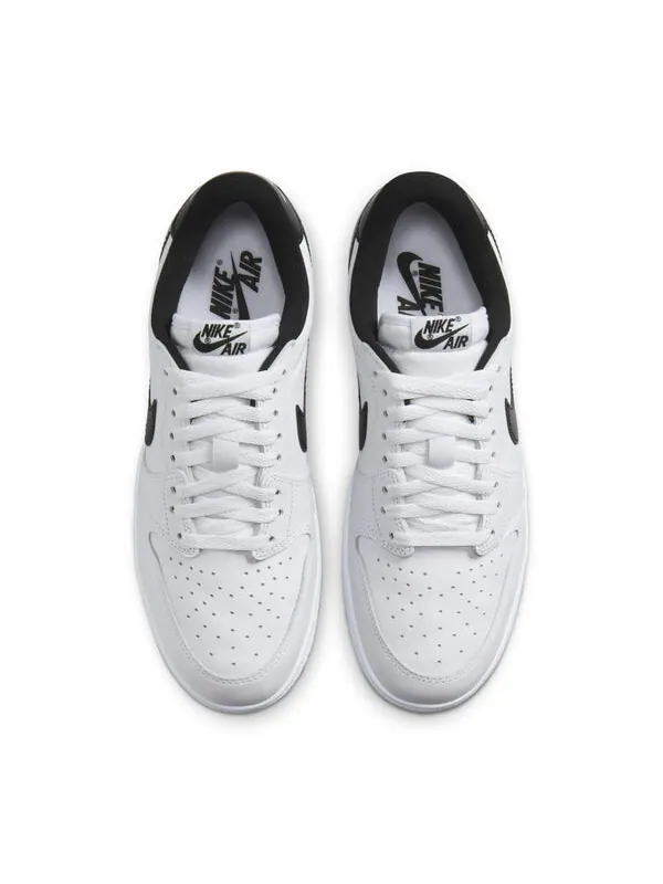 Кроссовки 1 retro low '85 'metallic black' Air Jordan — изображение 4 из 4, белый/черный/серый