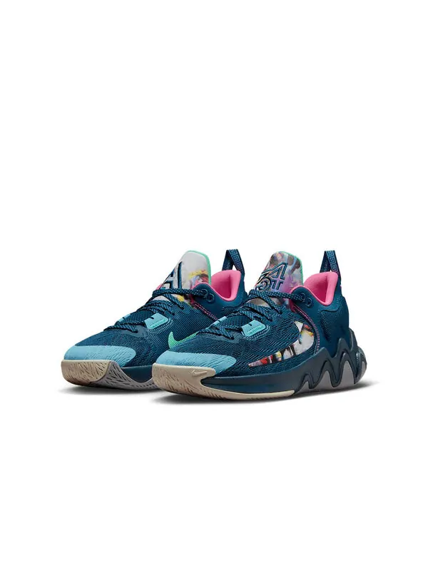 Кроссовки джаннис бессмертие 2 se Nike — изображение 3 из 4, синий//серый/зеленый