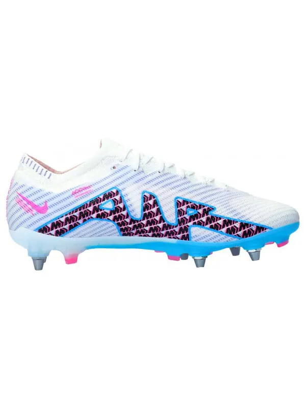 Кроссовки air zoom vapor 15 mercurial vapor xv elite sg-pro player edition Nike — изображение 2 из 4, белый/синий/розовый