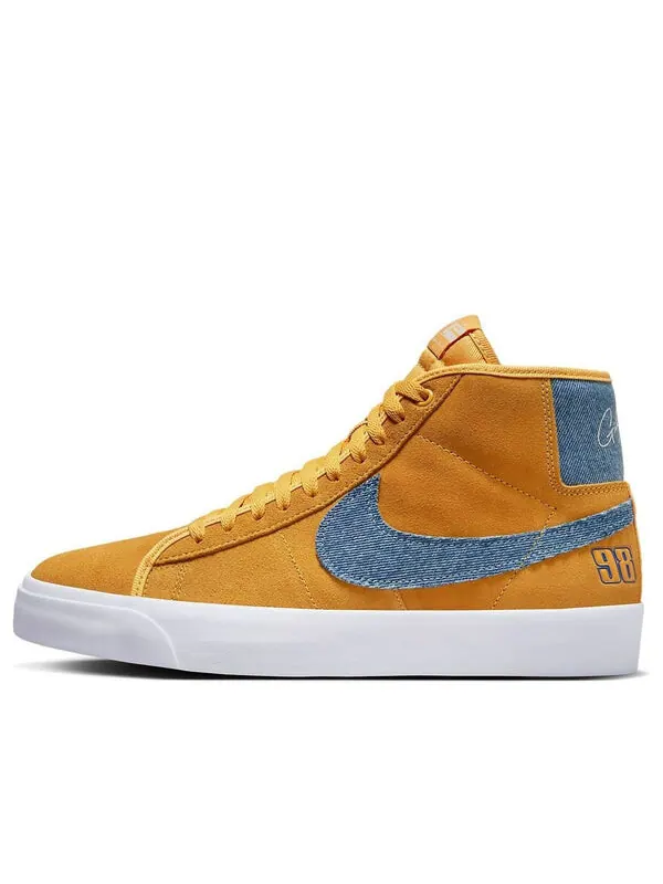 Кроссовки x grant taylor sb blazer mid pro gt 'university gold' Nike — изображение 1 из 4, золотистый/синий