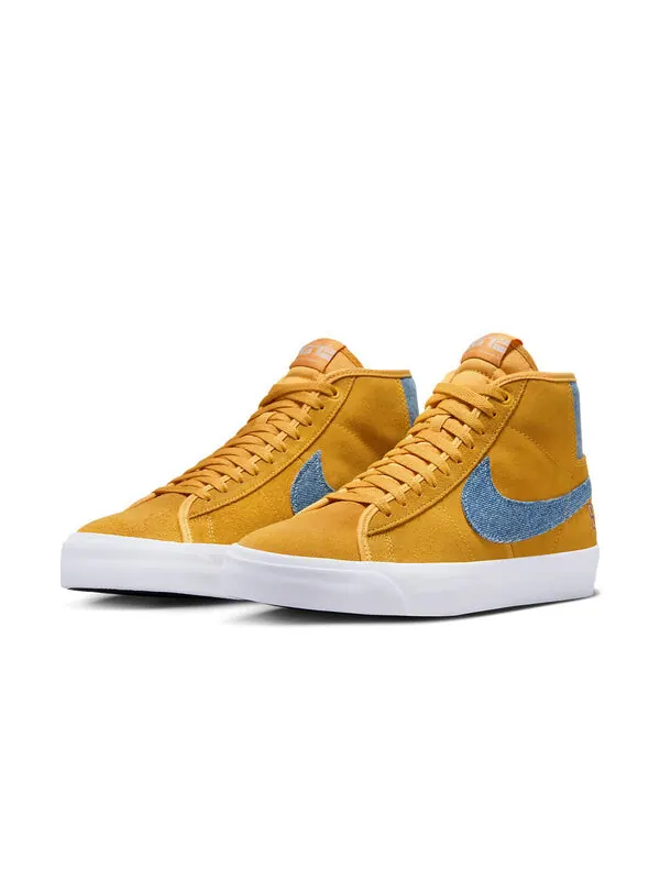 Кроссовки x grant taylor sb blazer mid pro gt 'university gold' Nike — изображение 2 из 4, золотистый/синий