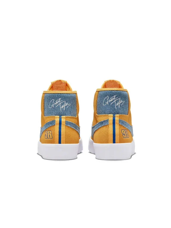 Кроссовки x grant taylor sb blazer mid pro gt 'university gold' Nike — изображение 4 из 4, золотистый/синий