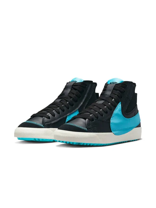 Кроссовки blazer mid '77 jumbo 'black baltic blue' Nike — изображение 3 из 4, черный/синий