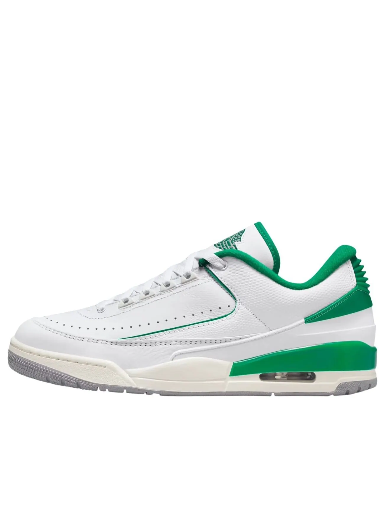 Кроссовки Air Jordan 2/3 'White Pine Green' — изображение 1 из 4, белый/зеленый//серый