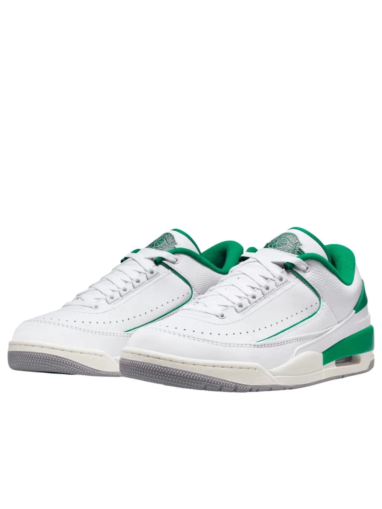 Кроссовки Air Jordan 2/3 'White Pine Green' — изображение 2 из 4, белый/зеленый//серый