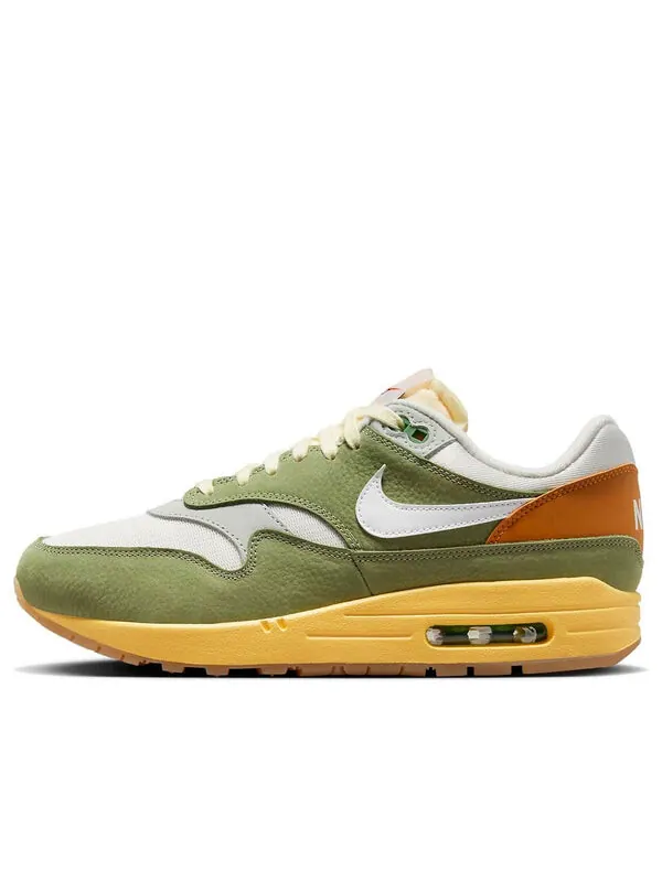 Кроссовки air max 1 Nike — изображение 1 из 4, зеленый/белый-оранжевый
