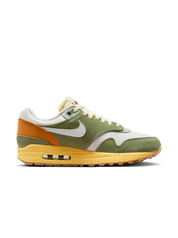 Кроссовки air max 1 Nike — изображение 2 из 4, зеленый/белый-оранжевый