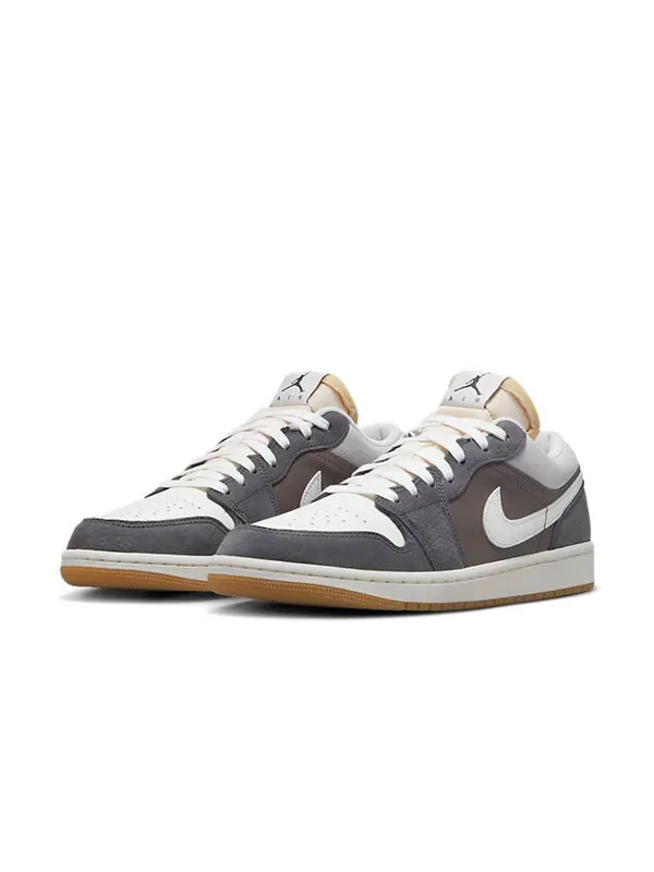 Кроссовки Nike Air Jordan 1 Low 'SNKRS Day Korea' — изображение 2 из 4, белый/серый-коричневый